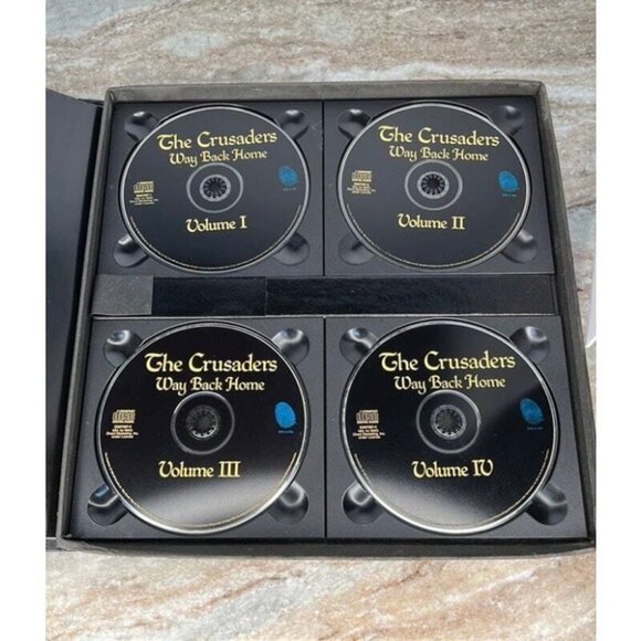The Crusaders CD Box Set Way Back Home 4 Disc Used 1996 - Picture 4 of 6